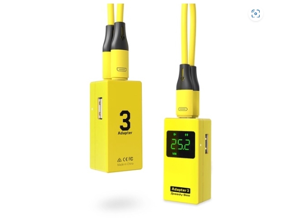SpeedyBee Adapter 3 Micro USB 1-6S XT60 & PH2.0 ใช้เซ็ทลำผ่านมือถือ เชื่อมต่อ