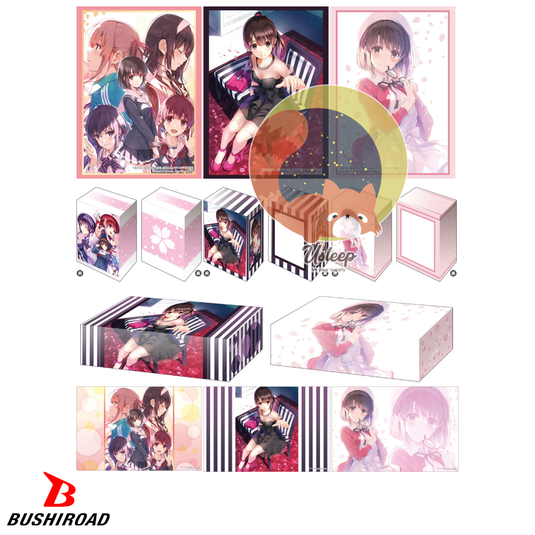 [PRE-ORDER] Bushiroad Sleeve & Deck Holder V3 & Storage Box V2 & Rubber Mat V2 Fujimi Fantasia Bunko Saekano How to Raise a Boring Girlfriend
