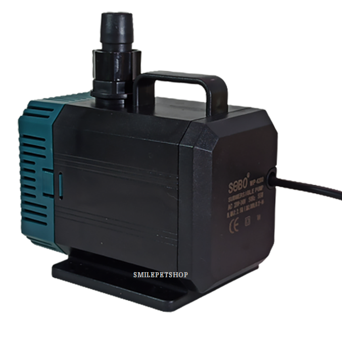 SOBO WP-4200 (ปั๊มน้ำสำหรับทำระบบกรอง หมุนเวียนน้ำ ทำน้ำพุ น้ำตก ความแรง 3000 L/Hr.)