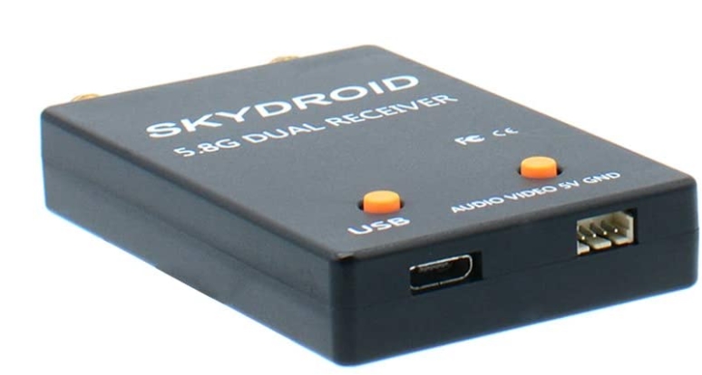 Skydroid UVC Dual Antenna Control Receiver OTG 5.8G FPV Receiver ตัวรับภาพ ต่อเข้ามือถือ รองรับ Android