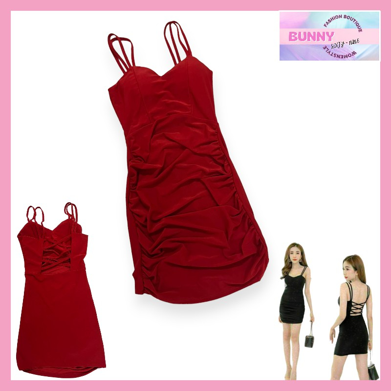 ชุดเดรสใส่เที่ยว ชุดเดรสเซ็กซี่ พร้อมส่ง