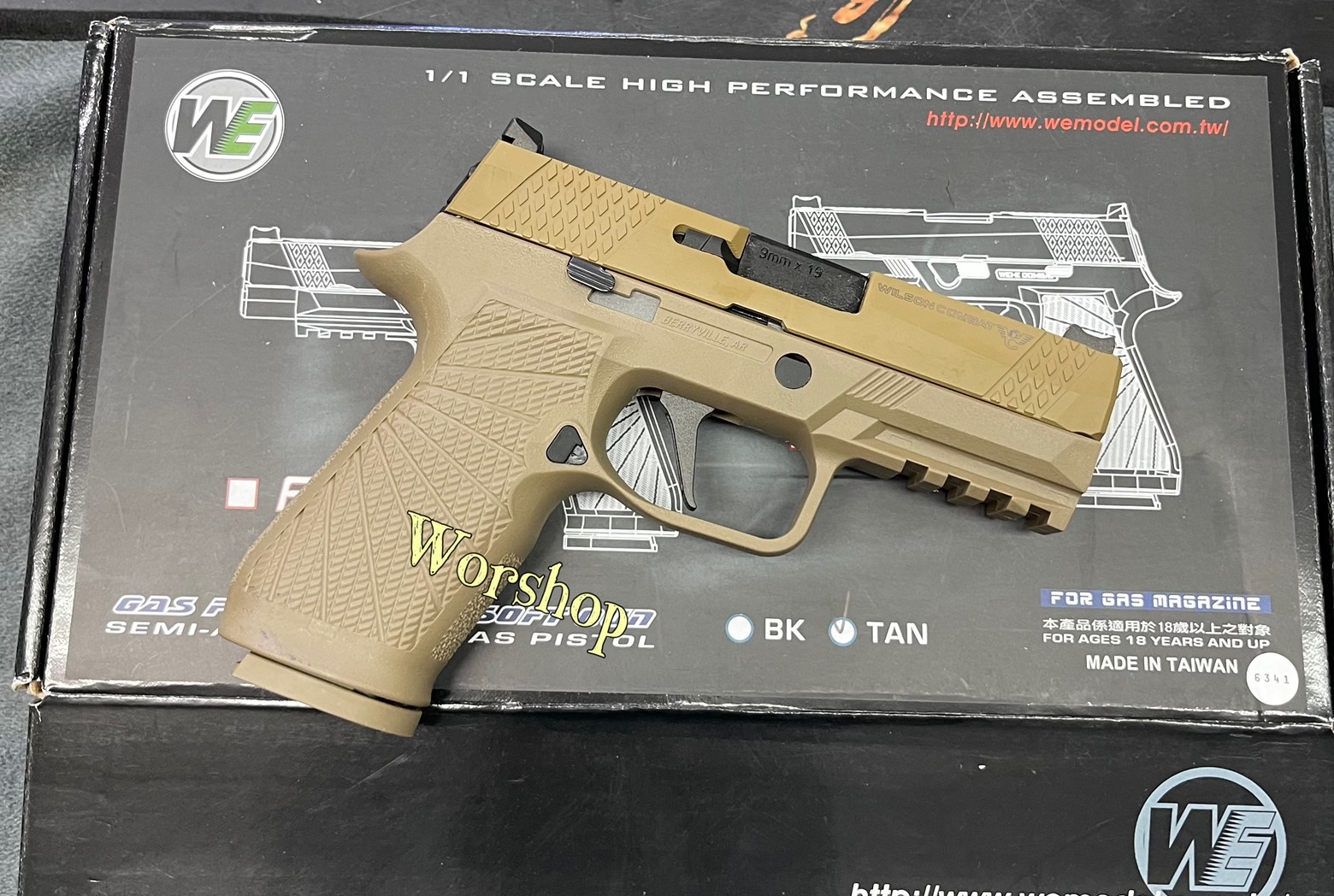 Sig Sauer P320 M18 V.2 ทราย GBB - WE