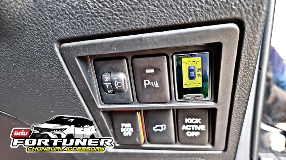 ไฟเตือนลมยาง ของรถญี่ปุ่นและรถยุโรป โตโยต้า ฟอร์จูนเนอร์