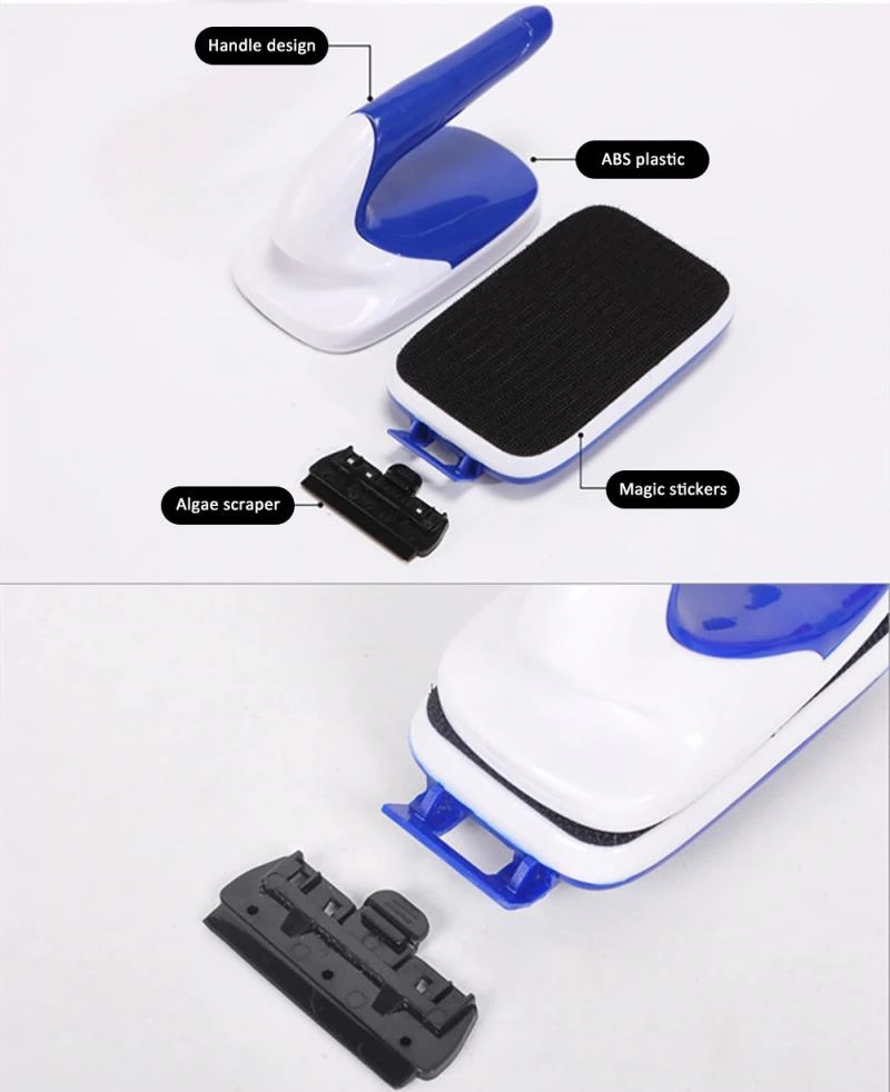 SOBO SB-Series (แปรงแม่เหล็กสำหรับทำความสะอาดตู้ปลา ขัดเมือก ขูดตะไคร่ 2 in 1 ตู้ปลาสะอาด มองปลาชัดเจน)