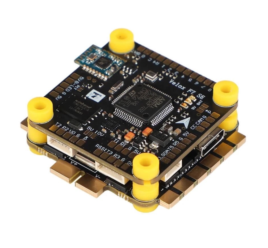 TMOTOR Velox Full Function Stack-F7 SE FC+ V50A SE 6S BLHeli_32 4-in-1 ESC [Stack 30x30]