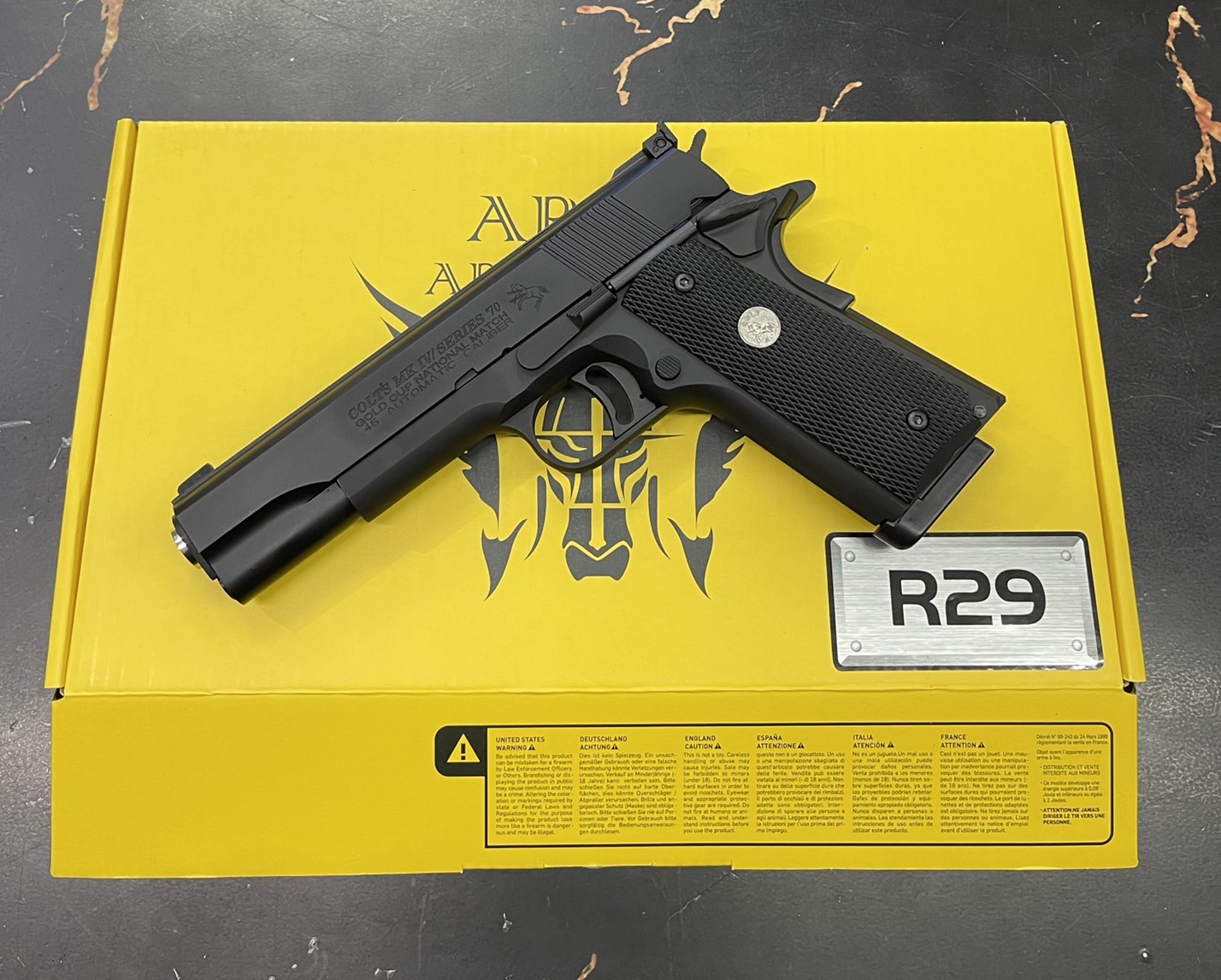 R29 : COLT GOLD CUP ดำ - ARMY Armament