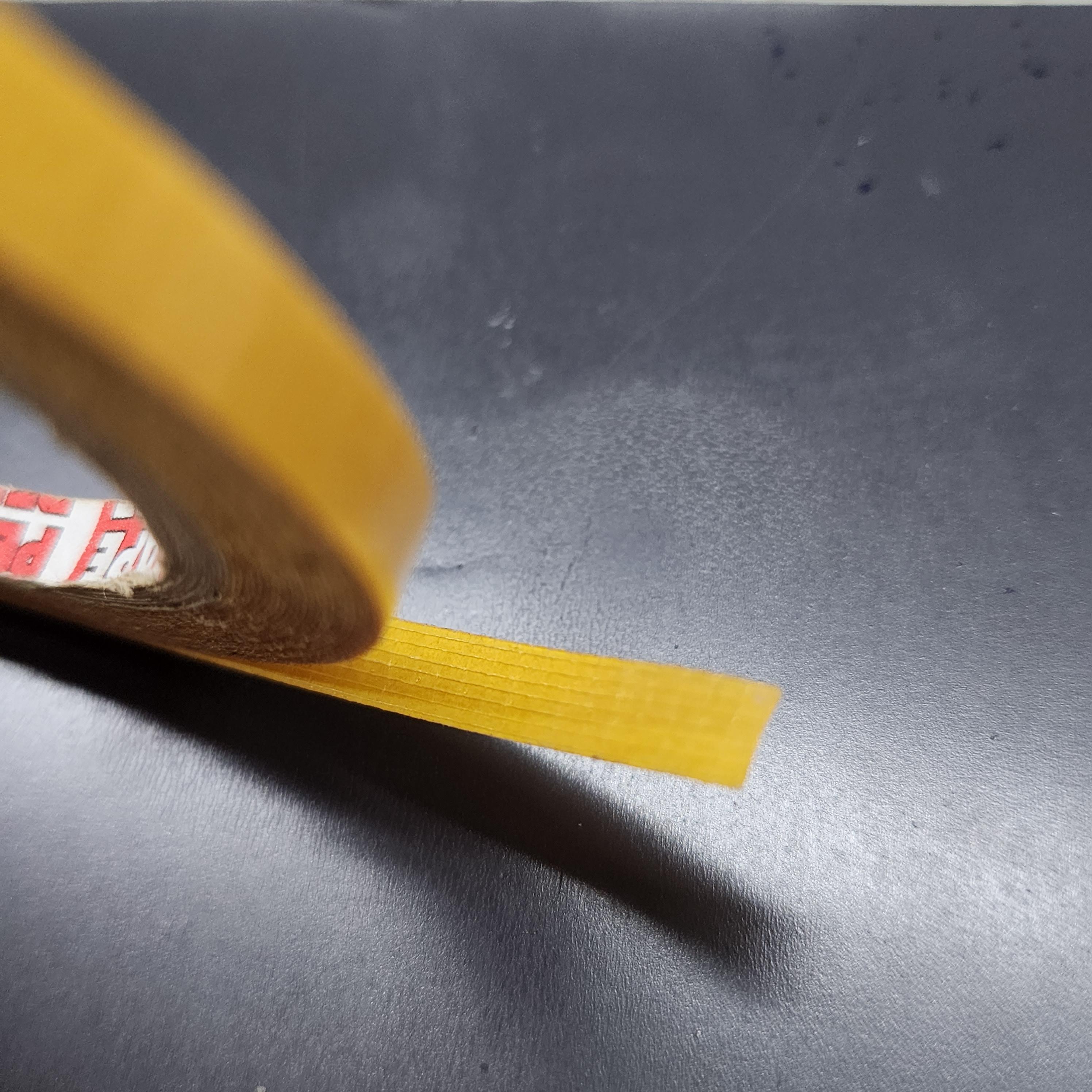 เทปกาว2หน้า ติดฝาหลัง สีเหลือง