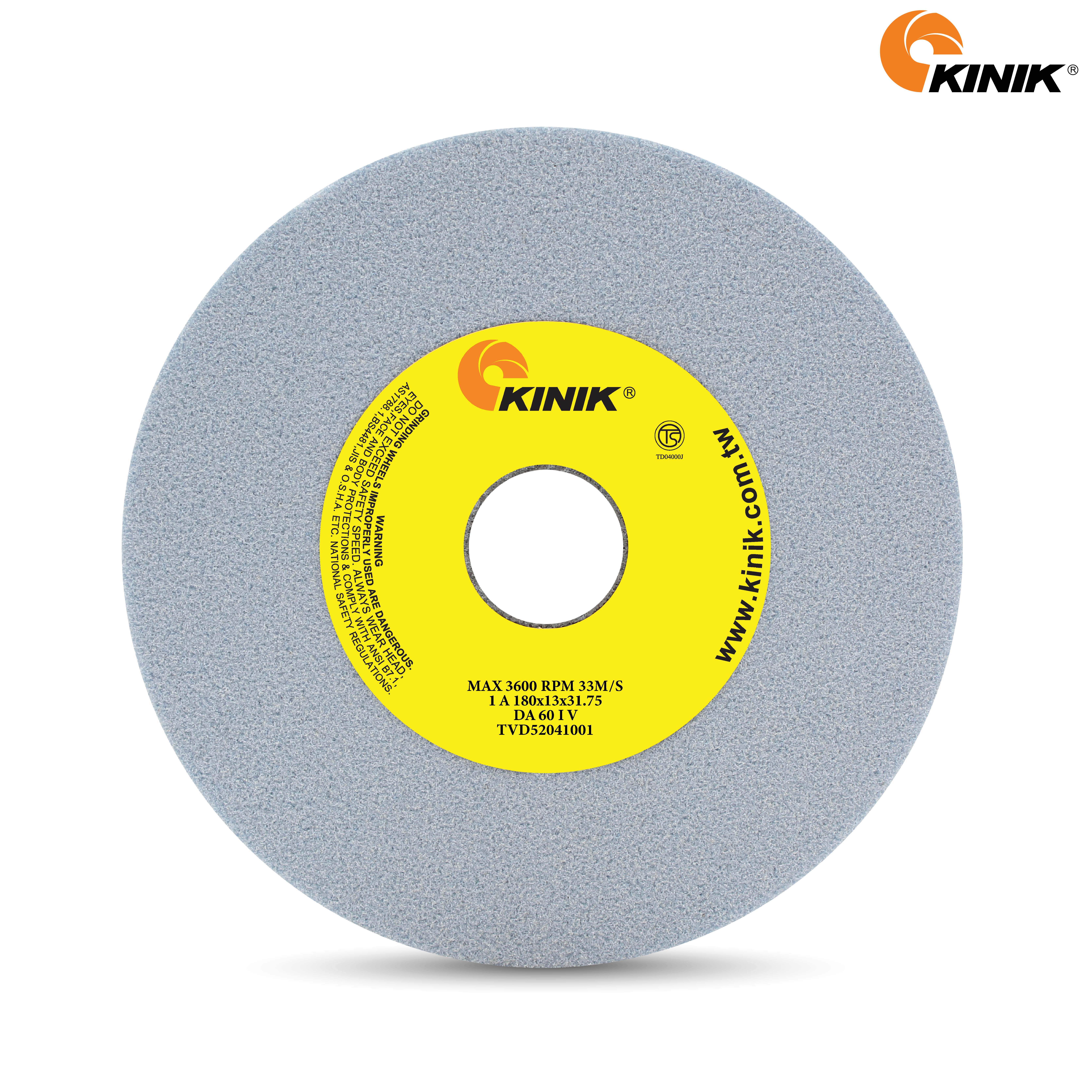 หินเจียร KINIK DA60IV1A 180x13x31.75 mm.