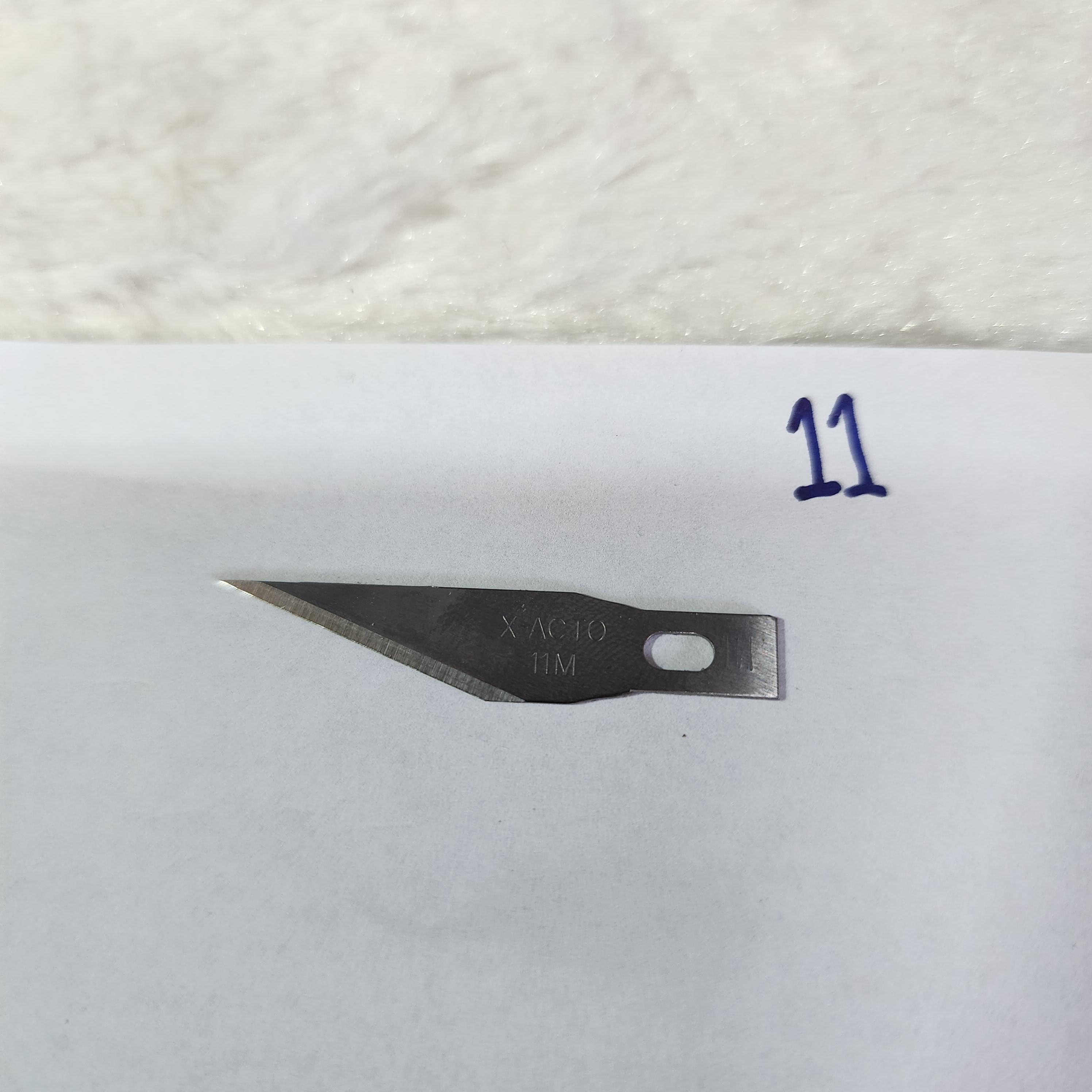 MA YUAN MY-101B ใบมีดเบอร์ 11 10ใบ สำหรับด้ามกลม