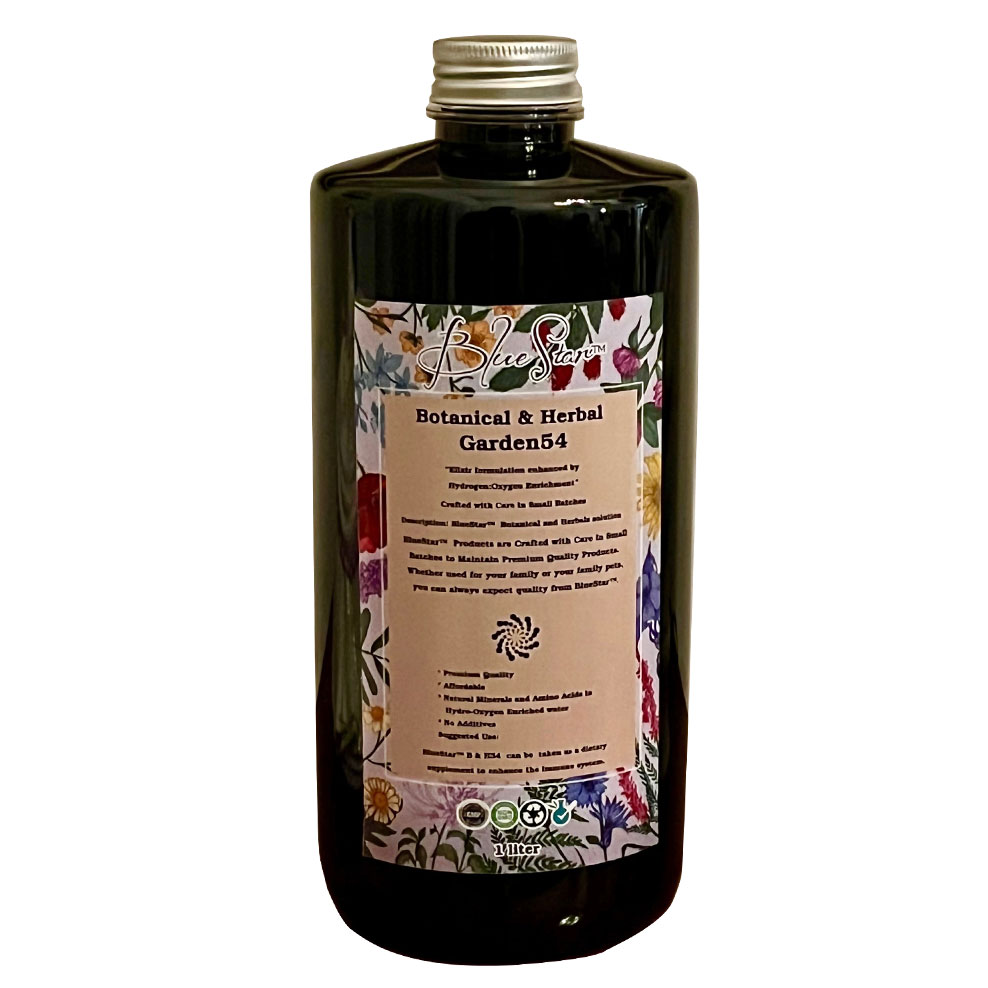 สมุนไพร B&H54 Botanical& Herbal Garden54 เสริมสมุนไพร 50ชนิด 1ลิตร ใช้สำหรับอายุวัฒนะ มะเร็ง บำรุงเลือด เสริมพลังงานให้ร่างกาย
