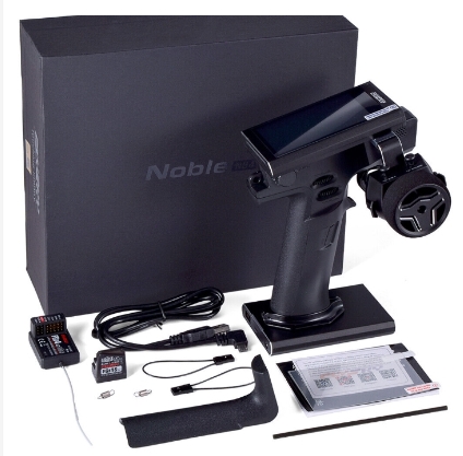 Flysky FS-NB4+FS-TR4 2.4G 4CH Noble Radio Transmitter w/ HVGA 3.5" TFT Color Screen for Rc Car Boat รีโมท จอสี จอทัชสกรีน ฟังชั่นจัดเต็ม
