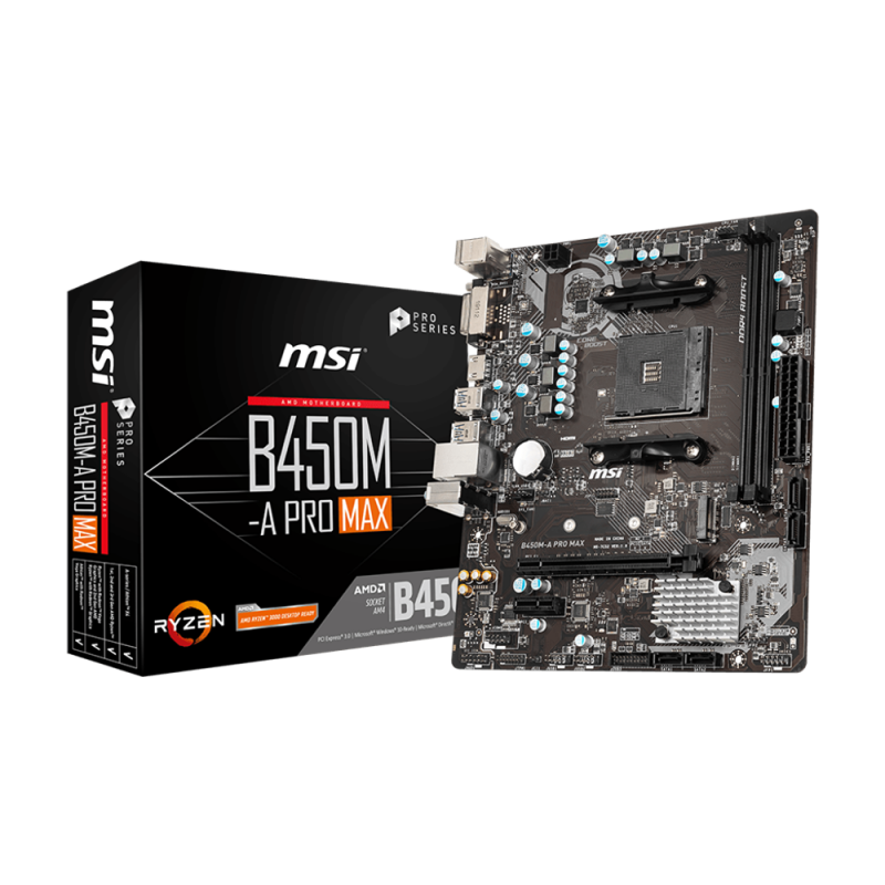 (AM4) MSI B450M-A PRO MAX