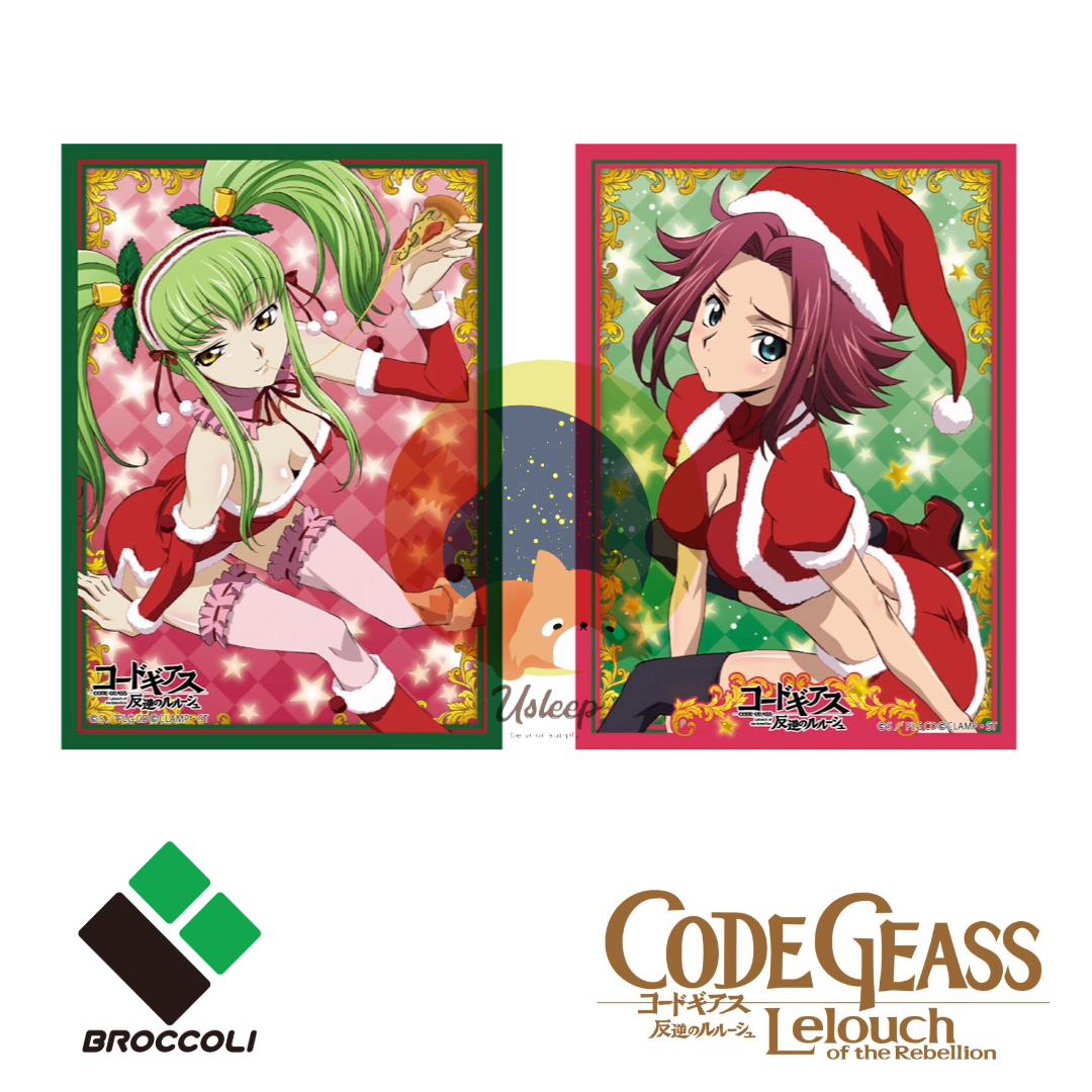 [PRE-ORDER] Broccoli Character Sleeve Code Geass Lelouch of the Rebellion: C.C. Christmas Ver., Kallen Christmas Ver.