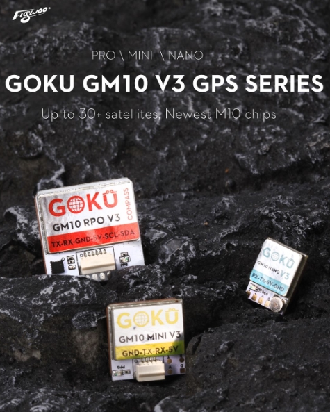 Flywoo GPS GOKU GM10 MINI / Nano / PRO V3 จีพีเอสติดโดรน เครื่องบิน ปีกบิน จับสัญญาณไว ดาวเทียมเยอะ