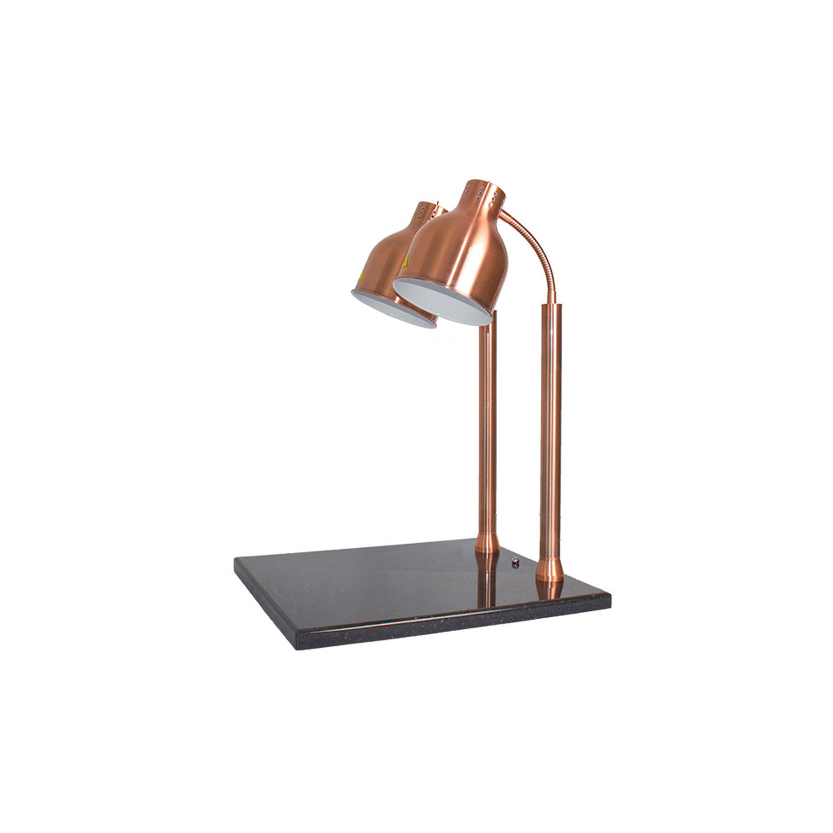 โคมไฟตั้งโต๊ะอุ่นอาหาร Table Heating lamp Food Buffet (Adjustable), Metal + marble E27x2 Max 300W (BF08)