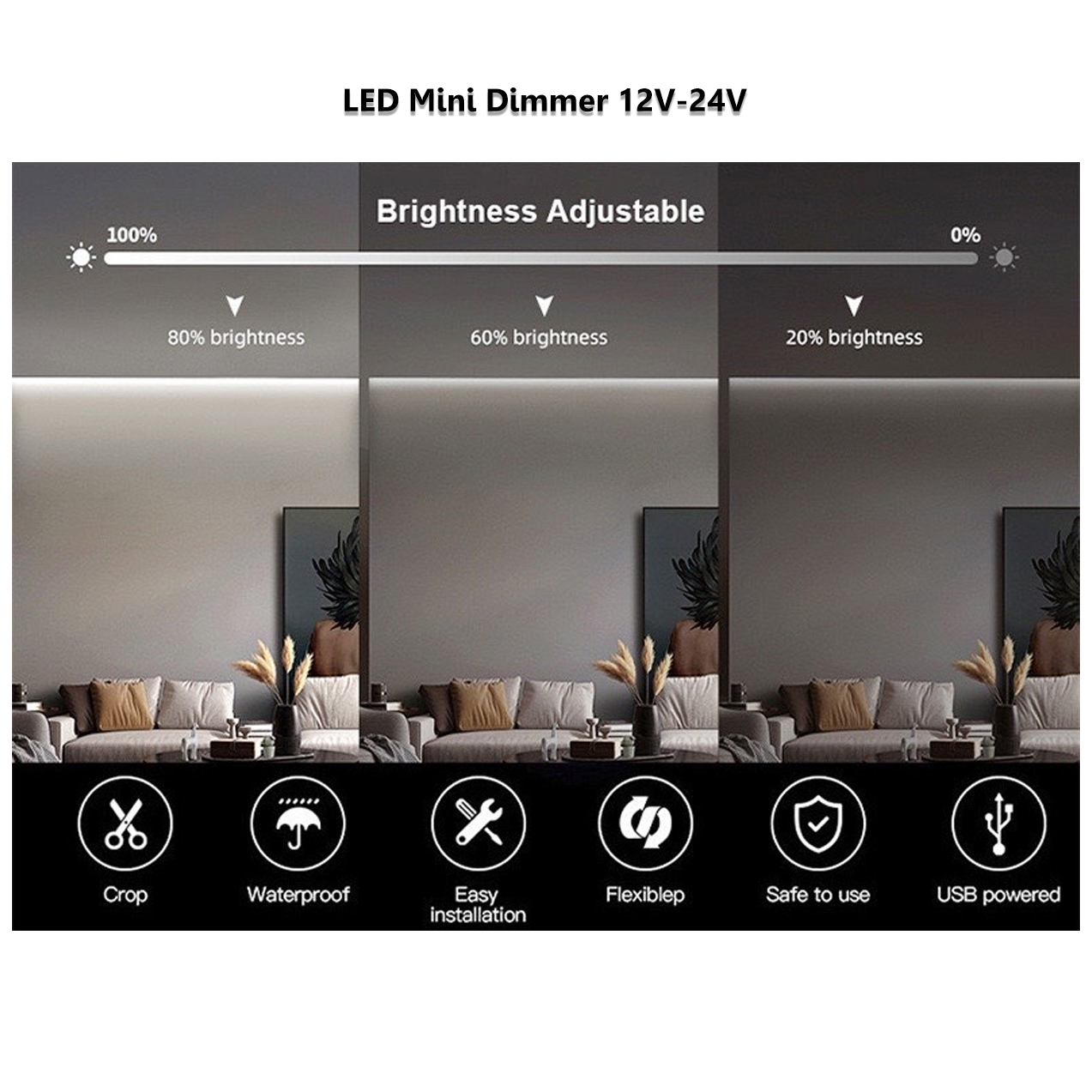 สวิตซ์ดิมเมอร์ Mini LED Dimmer