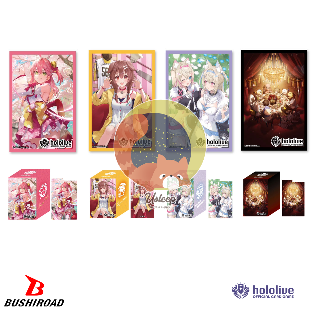 [PRE-ORDER] hololive OFFICIAL CARD GAME Official Sleeve & Deck Holder : Sakura Miko, Inugami Korone, FUWAMOCO, Fan Meeting
