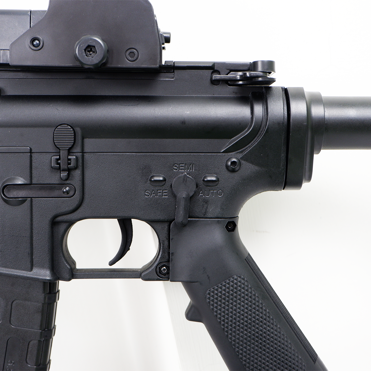 (31)M4A1 สีดำล้วน 260FPS ปืนเจลไฟฟ้า ของเล่น ยิงรัวได้อย่างเดียว