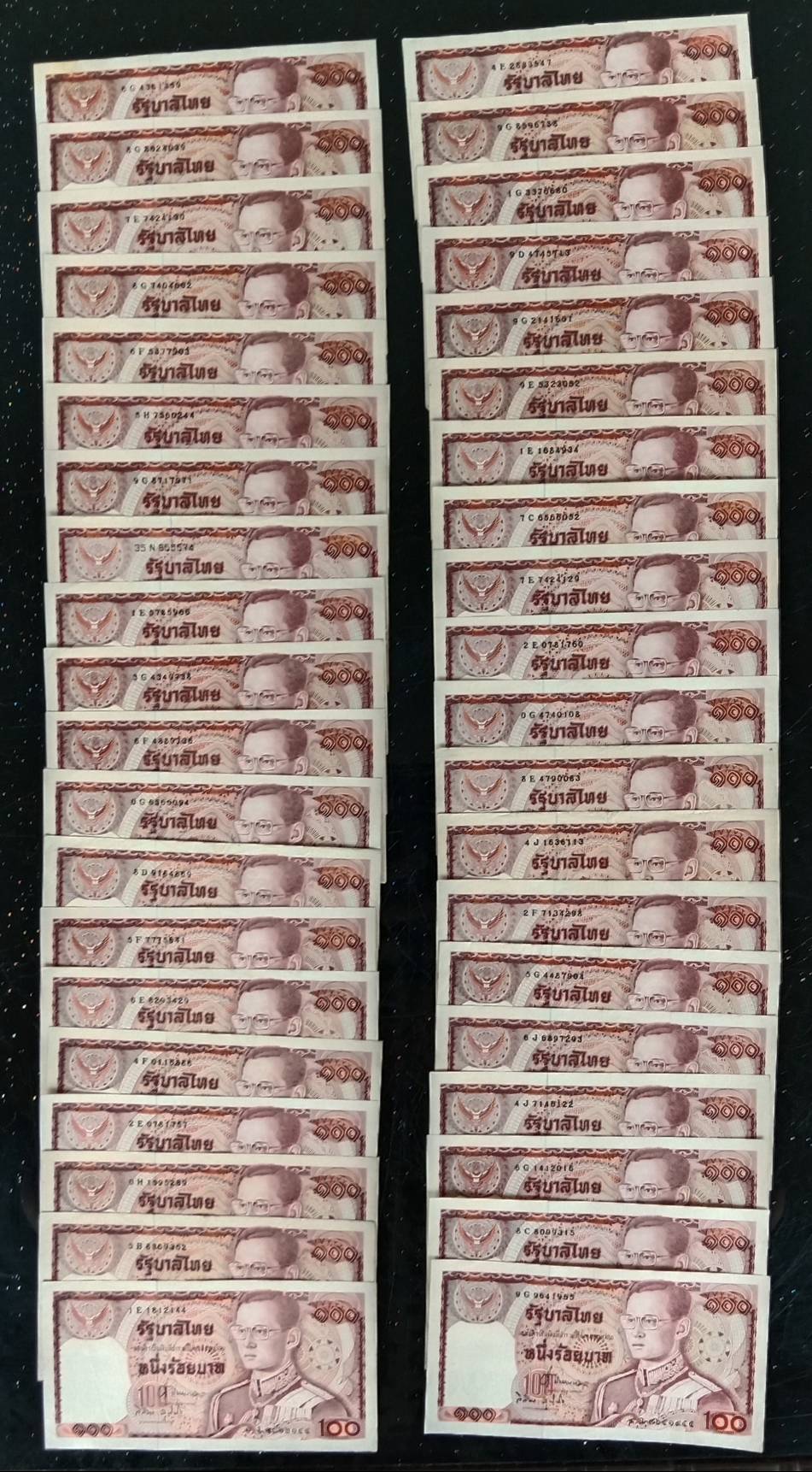 503.แบงค์ 100 แบบ 12 ช้างแดง(สภาพเก่าเก็บ ไม่ผ่านการใช้งาน)
