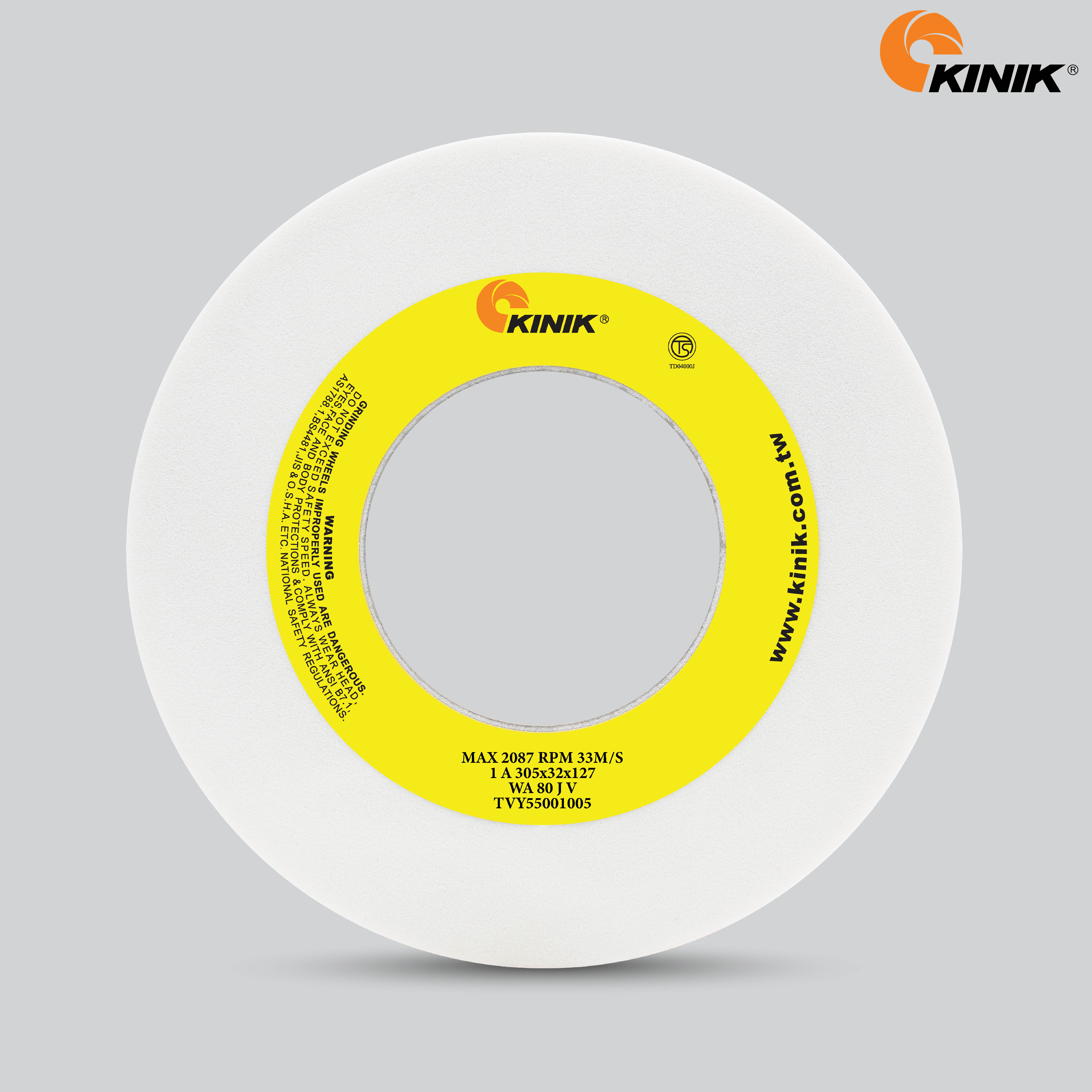 หินเจียร KINIK WA80JV1A 305x32x127 mm.
