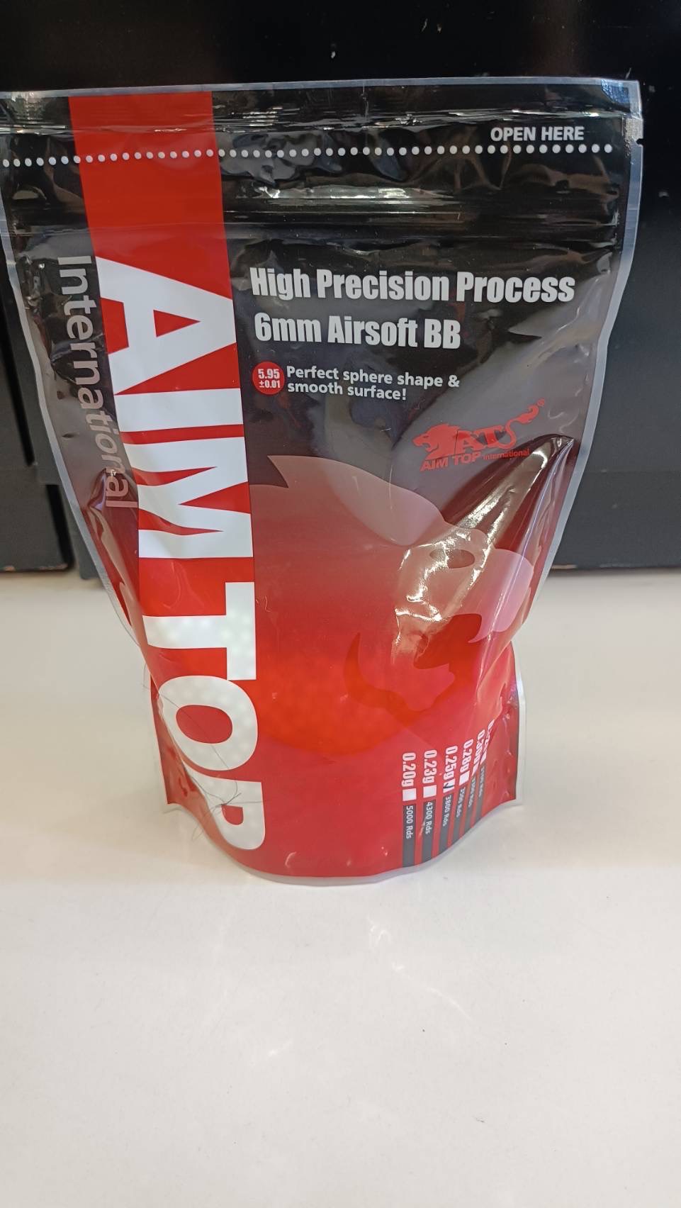 AIMTOP หนัก 0.25g. เรืองแสง 3,800 นัด สีเขียว