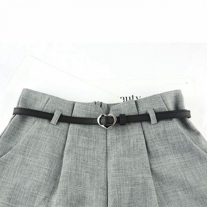 เข็มขัดรัดเอว เข็มขัดหนัง สไตล์วินเทจ เข็มขัดเกาหลี แฟชั่นสําหรับผู้หญิง สไตล์เรียบง่าย