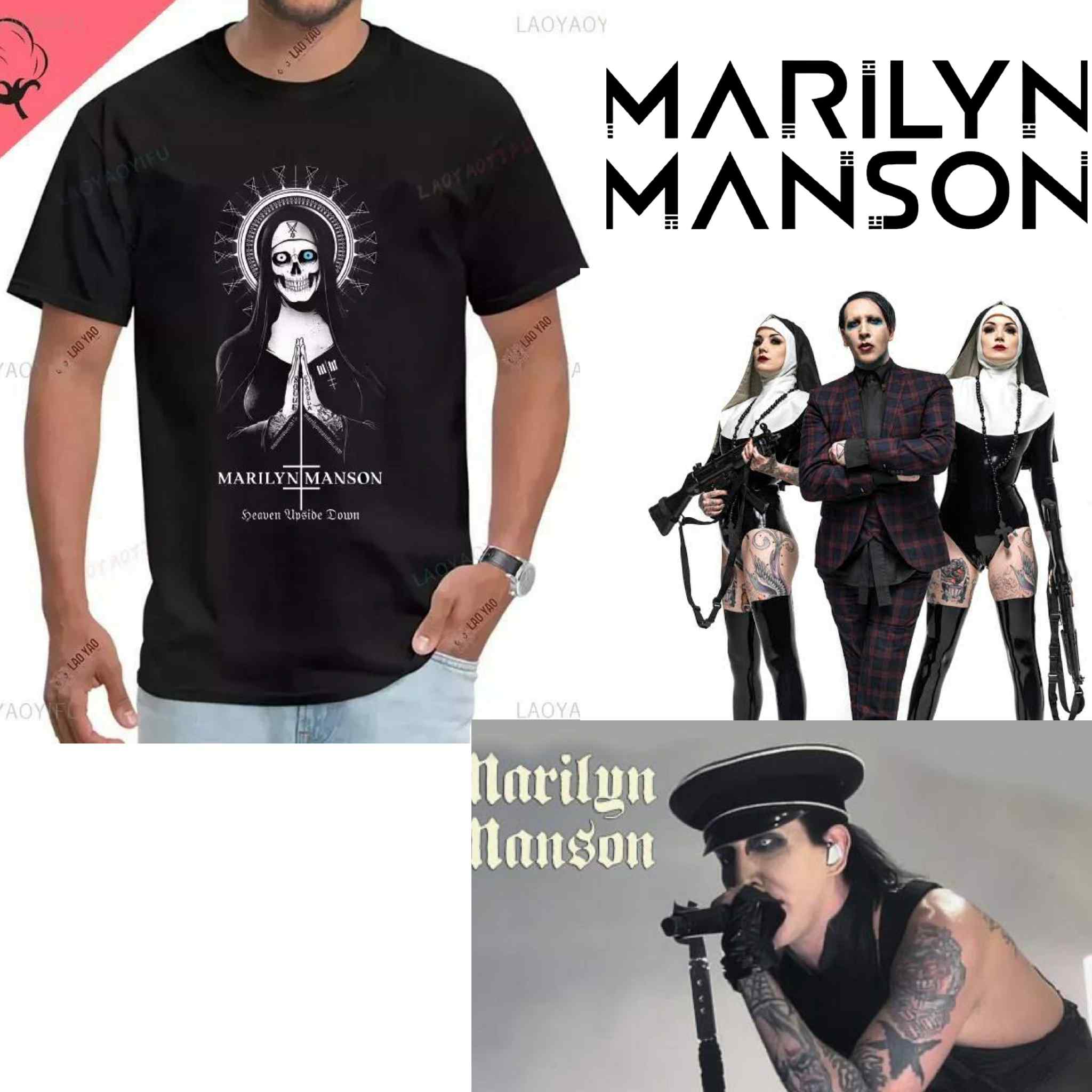 เสื้อยืด คอกลม สกีนลาย หลายแบบ พร้อมส่ง