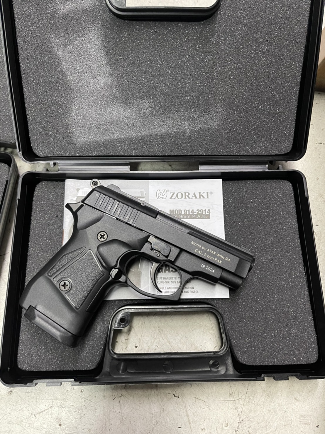 Zoraki 914 สีดำ ยิง Full-Auto