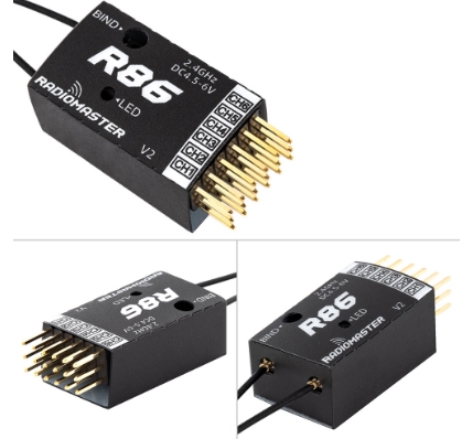 Radiomaster ตัวรับสัญญาณ R81 R84 R86 R86C R88 2.4GHz ไกลมากกว่า 1KM SBUS สําหรับ FrSky D8 D16 TX16S TX12 Zorro ฯลฯ