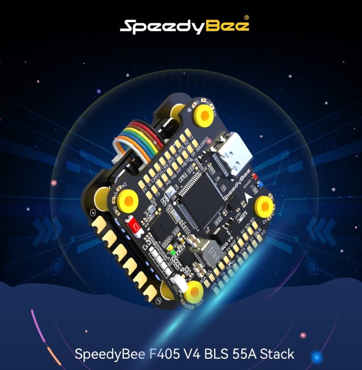 STACK 30x30 SpeedyBee F405 V4 BLS ESC 55A รุ่นใหม่ 2024 บอร์ดคอนโทร