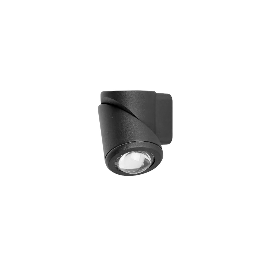 โคมไฟติดผนังภายใน Wall Lamp Round Aluminum Adjustable 355° LED 5 W 3000K IP65