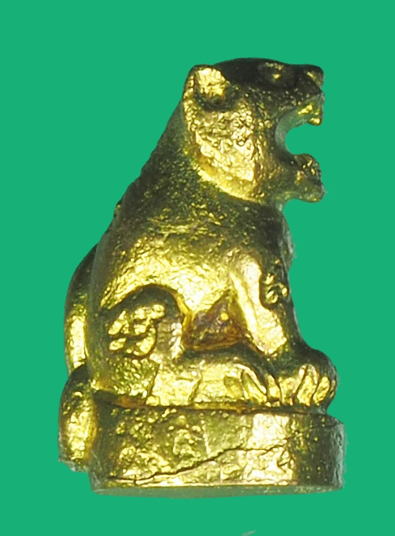 A5622 เสือหลวงพ่อเพี้ยน วัดเกริ่นกฐิน ลพบุรี กระหลั่ยทอง 12