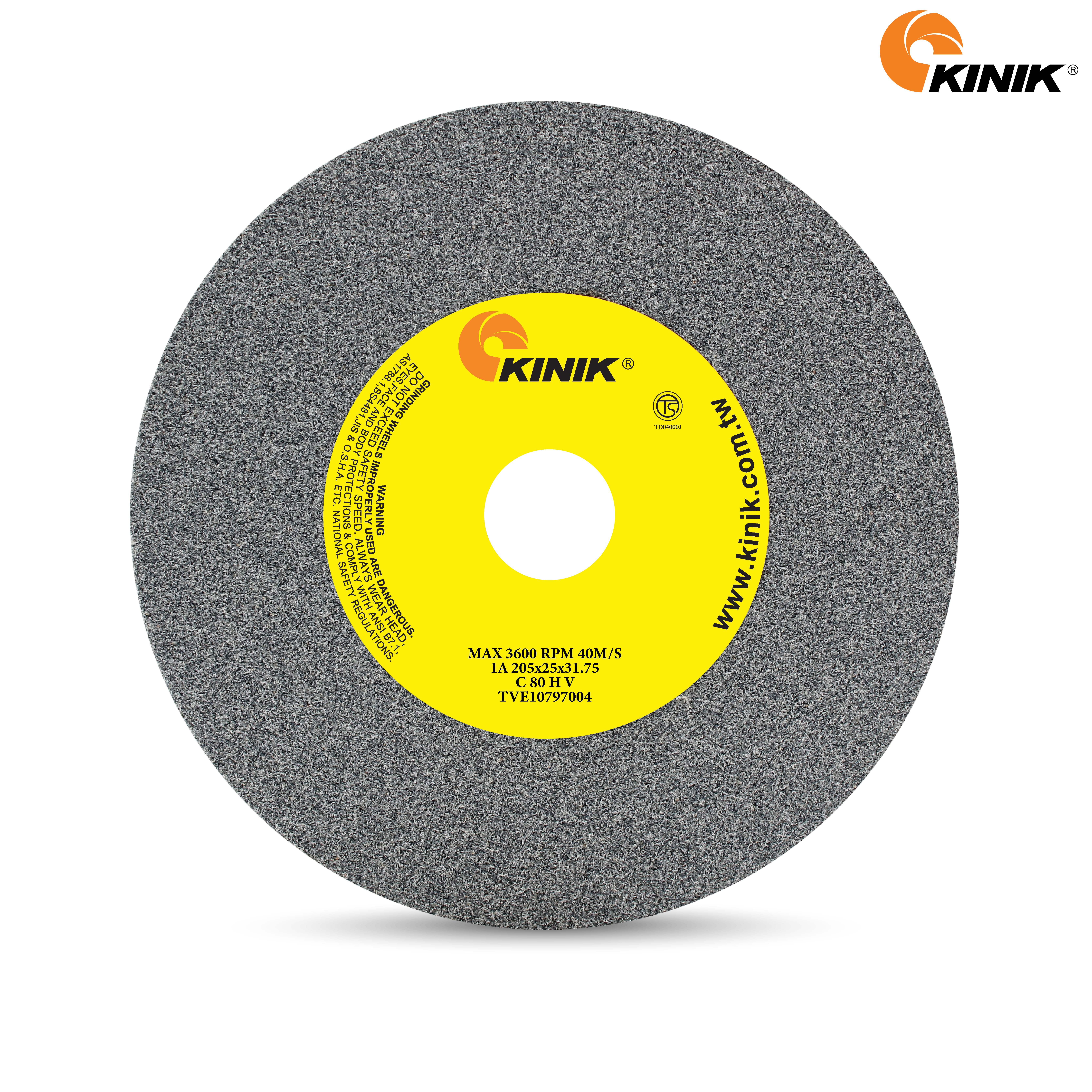 หินเจียร KINIK C80HV1A 205x25x31.75 m.m.