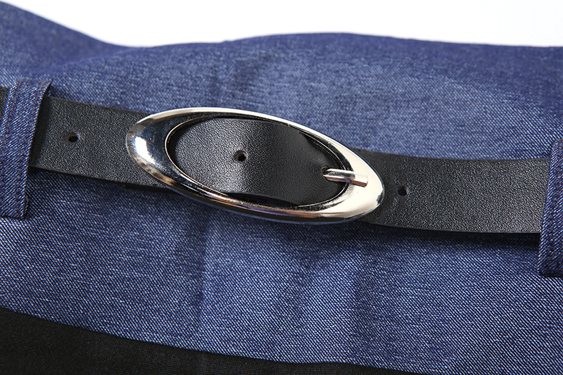 ชุดเดรส เกาะอก แถมเข็มขัด แต่งปลาย รหัส CN56458