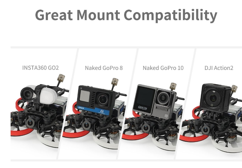 GEPRC CineLog20 HD O3 & Analog FPV Drone ใช้แบต 4เซล ขนาดใบพัด 2นิ้ว