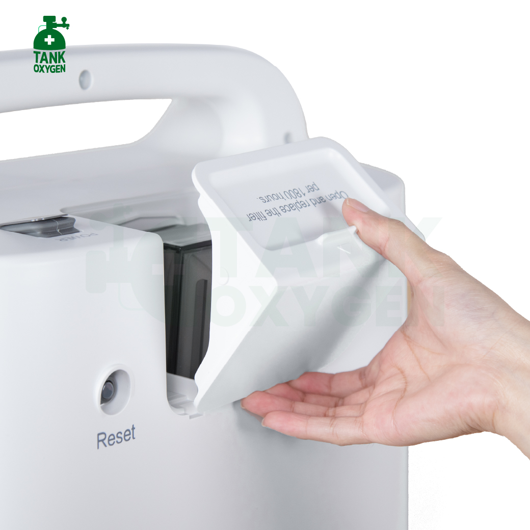 เครื่องผลิตออกซิเจน ขนาด 10 ลิตร Yuwell รุ่น 8F-10W สามารถใช้งานได้ทั้งภายในบ้าน และสถานพยาบาล