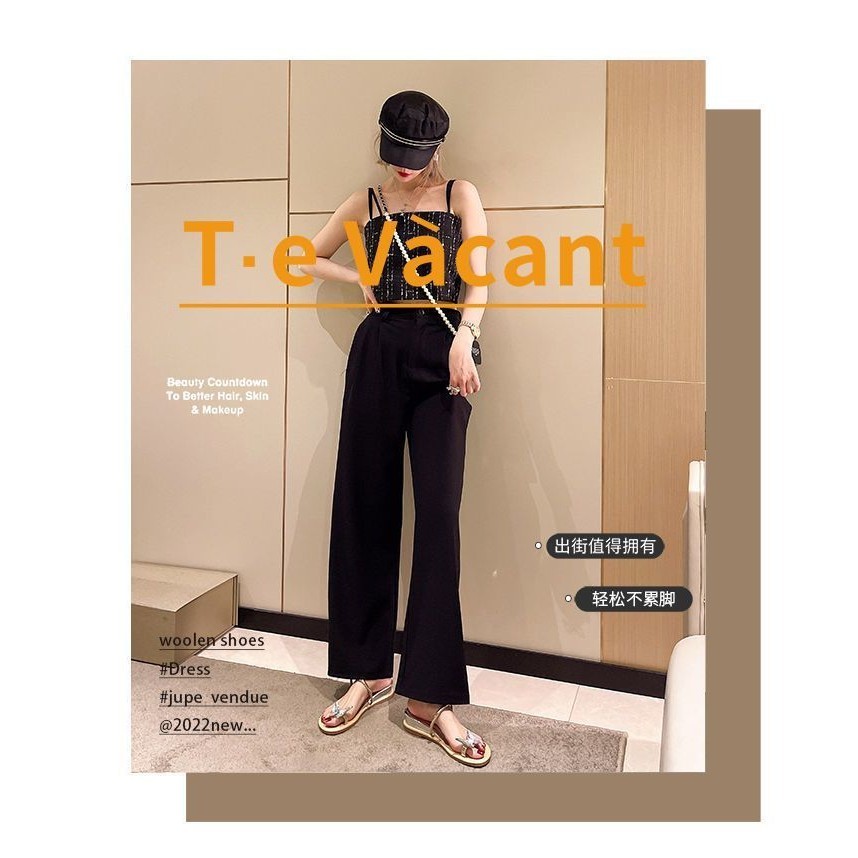 รองเท้าส้นสูง เสริมส้น รองเท้าผีเสื้อ สูง 1.5 นิ้ว SH921