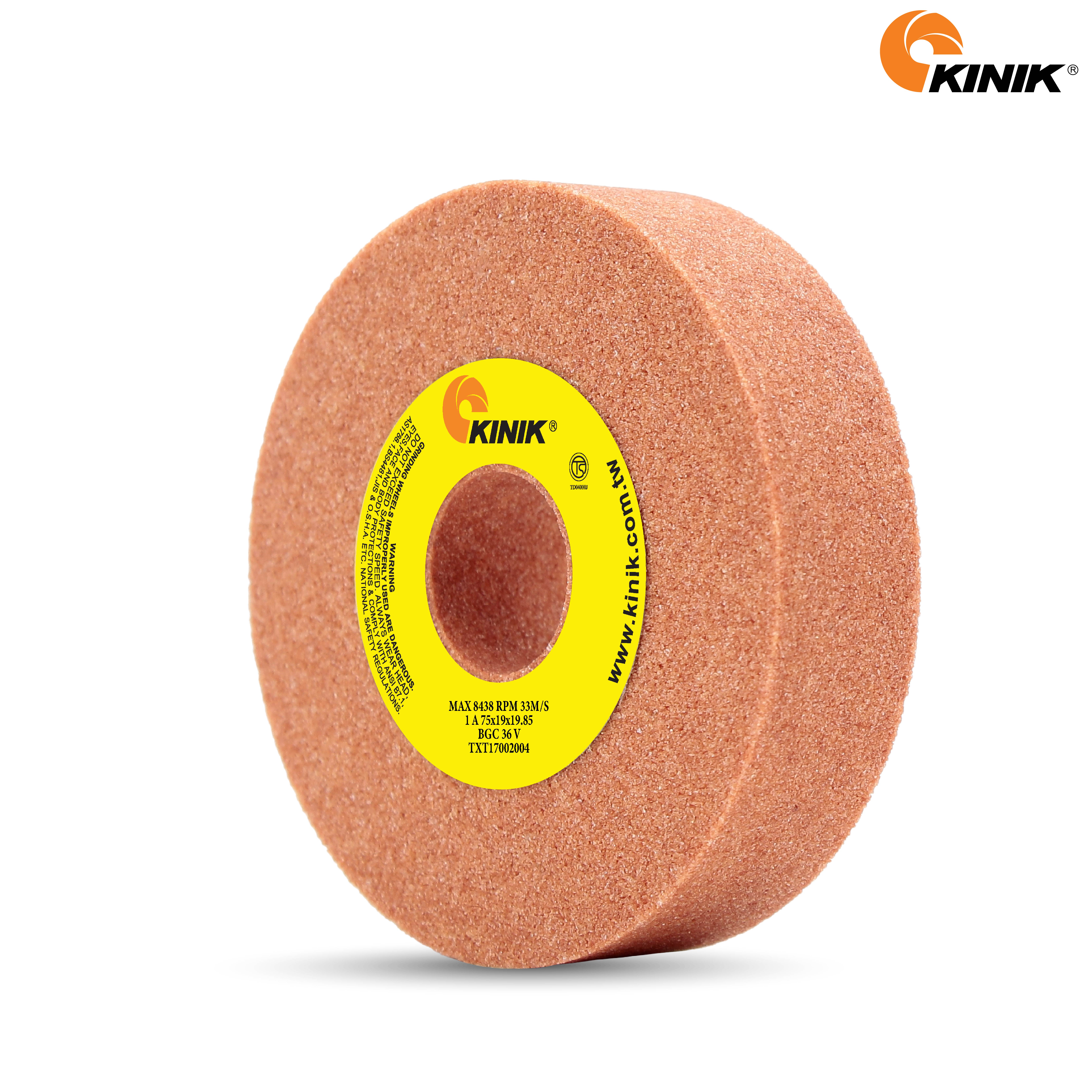 หินเจียร KINIK 38A80KV1A 75x19x19.05 mm.