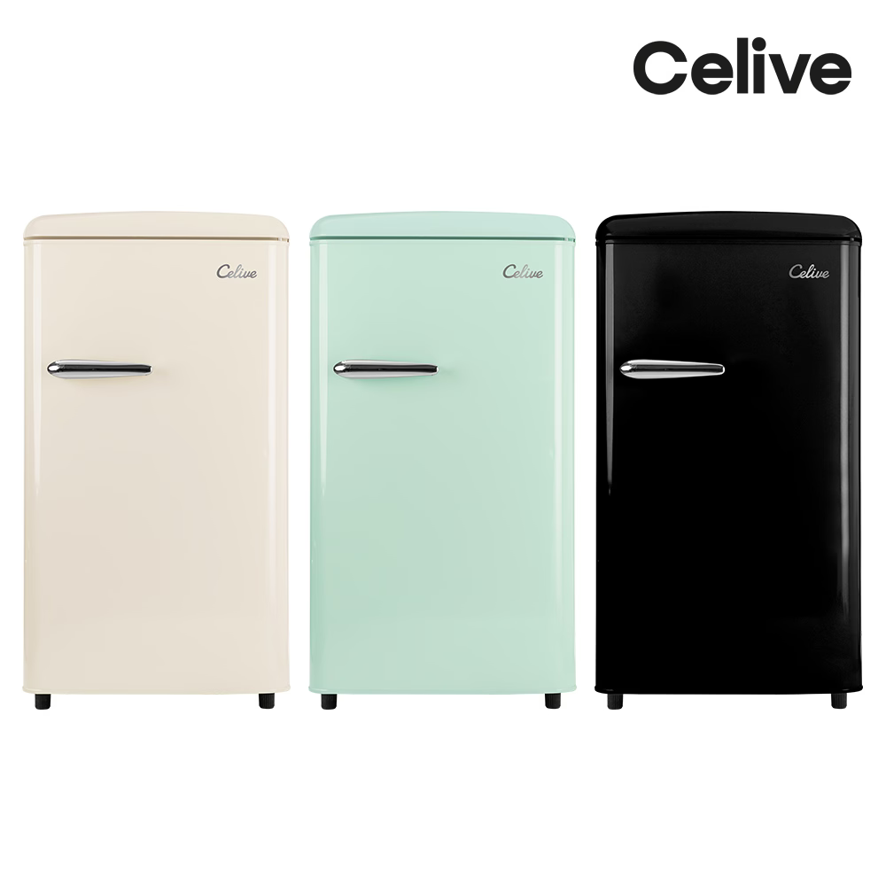 Celive Retro Mini Fridge 85L