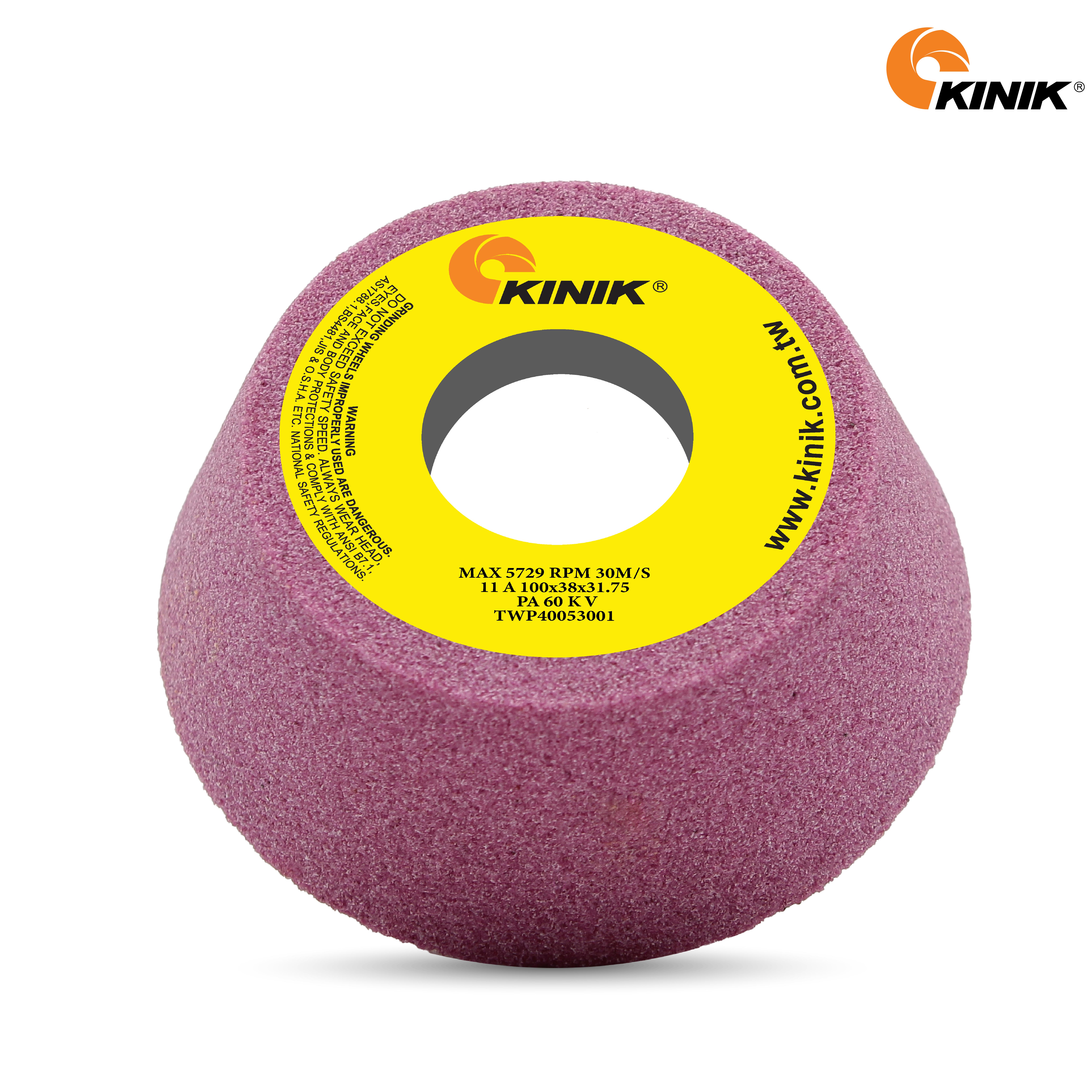 หินถ้วยเทเปอร์ KINIK PA60KV11A 100x38x31.75 mm.