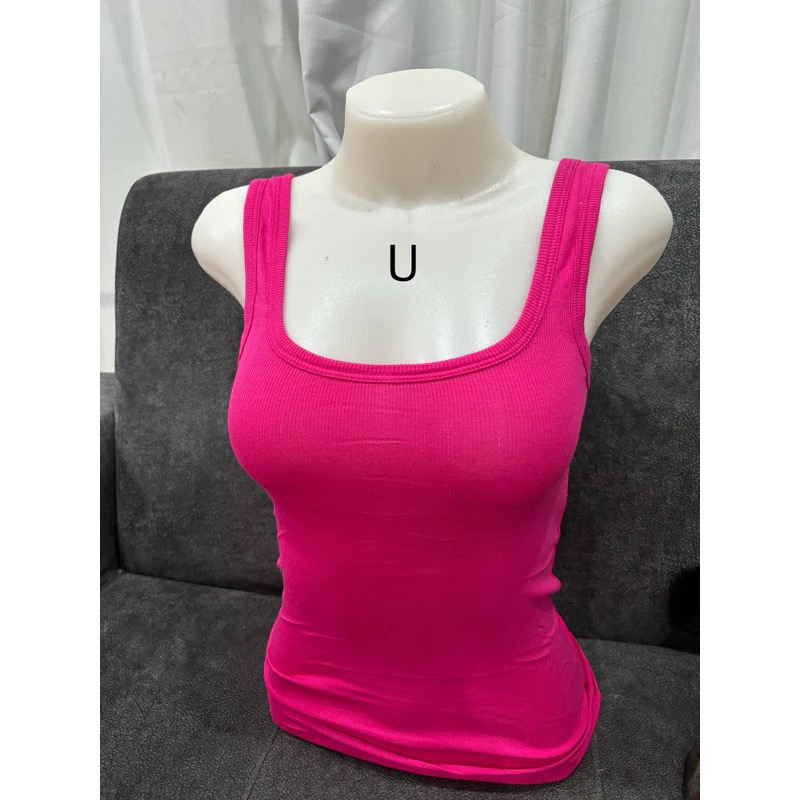 เสื้อกล้าม เสื้อยืด สีพื้น สำหรับผู้หญิง พร้อมส่ง🚚