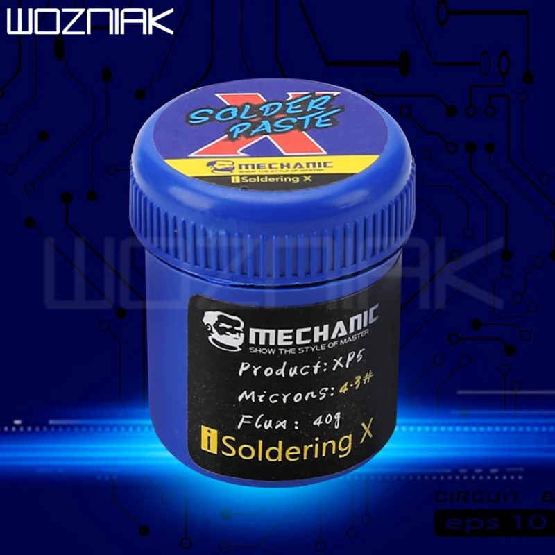 ตะกั่วเหลว MECHANIC สำหรับบอลขาแกนกลางไอโฟนบอร์ด 2ชั้น