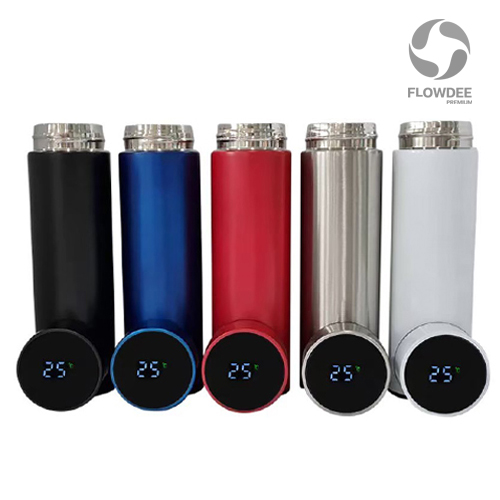 กระบอกน้ำสแตนเลส หน้าจอ LED FBS022