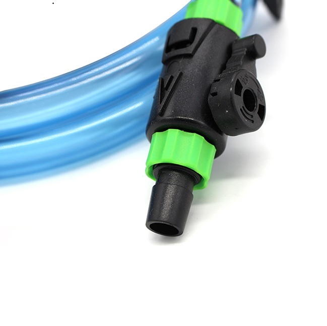 ที่ดูดขี้ปลา WarmTone WT-228B (สำหรับถ่ายน้ำตู้ปลา แบบเขย่า พร้อมตะแกรงกันปลา วาล์วน้ำ และสายยาง )