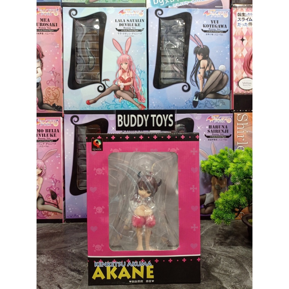 [ Figure แท้ ] #พร้อมส่ง #Hisasi Cast-Off Koakuma Kanojo - Kenketsu Akuma Akane 1/5 Scale [ Q-Six ]