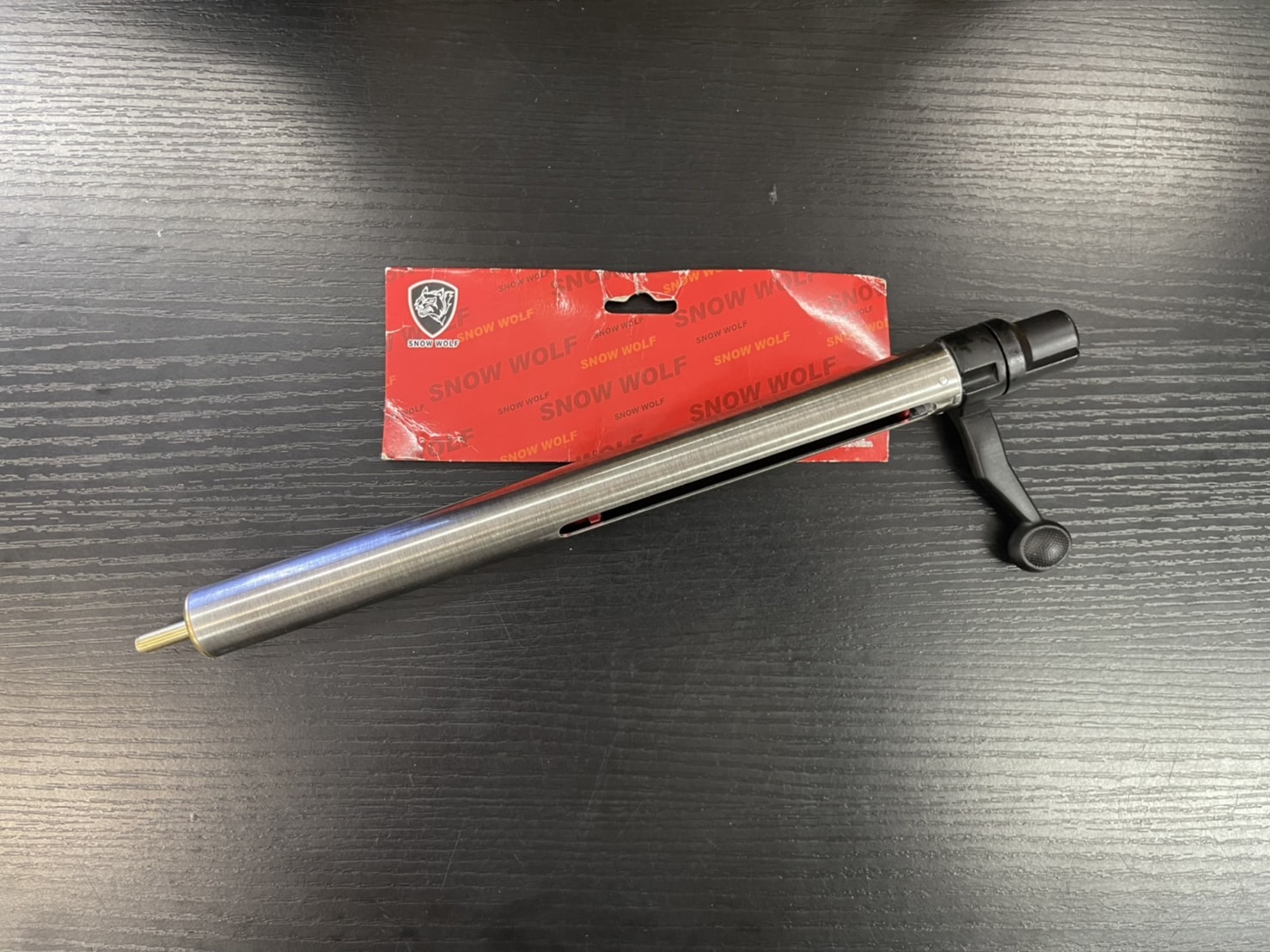กระบอกสูบแสตนเลส+คันชัก Snow Wolf M24