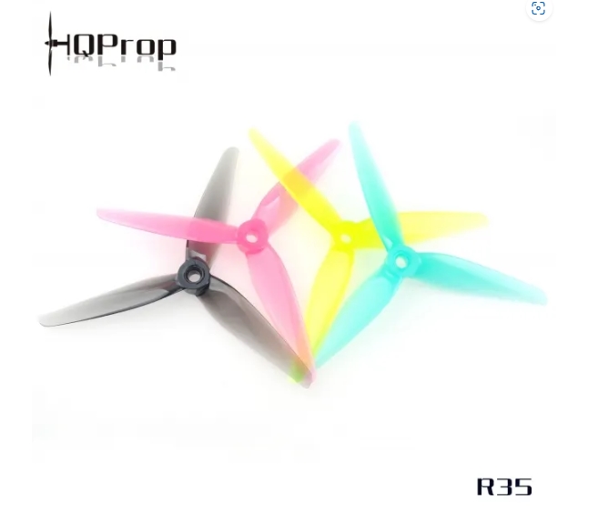 HQ Racing Prop R35 5135-3 (2CW+2CCW)-Poly Carbonate 1ถุง 4ใบ สุ่มสี