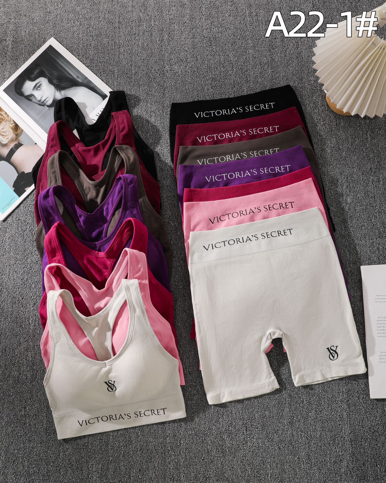 เซทสปอร์ตบรา ชุดออกกำลังกาย ชุดโยคะ พร้อมส่งในไทย