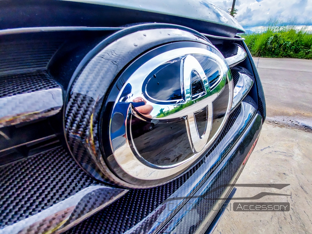 โลโก้แก้วสำหรับด้านหน้า MADE IN JAPAN โตโยต้า ฟอร์จูนเนอร์