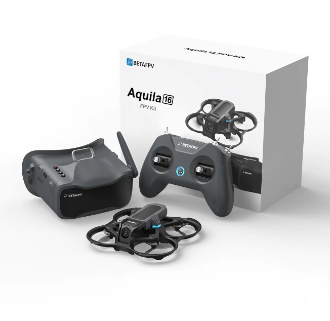 BETAFPV AQUILA16 1S ANALOG BRUSHLESS QUADCOPTER ELRS 2.4GHZ V3.0 BNF ชุดโดรนจิ๋วพร้อมเล่น จากโรงงาน อุปกรณ์ครบ แว่น รีโมท แบต ที่ชาท